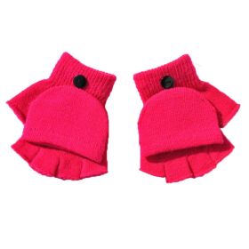 Warm Plush Thick Warm Baby Gloves Winter Plus Velvet Mittens Children Kid Coral Fleece Full Finger Gloves For 1-4Y Kids Gloves (Ships From: China, Color: T Style 18)