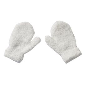 Warm Plush Thick Warm Baby Gloves Winter Plus Velvet Mittens Children Kid Coral Fleece Full Finger Gloves For 1-4Y Kids Gloves (Ships From: China, Color: B Style 2)