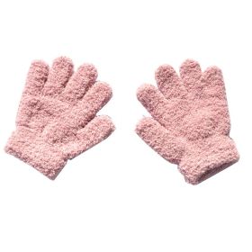 Warm Plush Thick Warm Baby Gloves Winter Plus Velvet Mittens Children Kid Coral Fleece Full Finger Gloves For 1-4Y Kids Gloves (Ships From: China, Color: L Style 11)